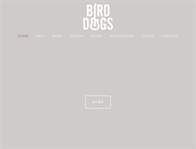 Tablet Screenshot of birddogs-music.de